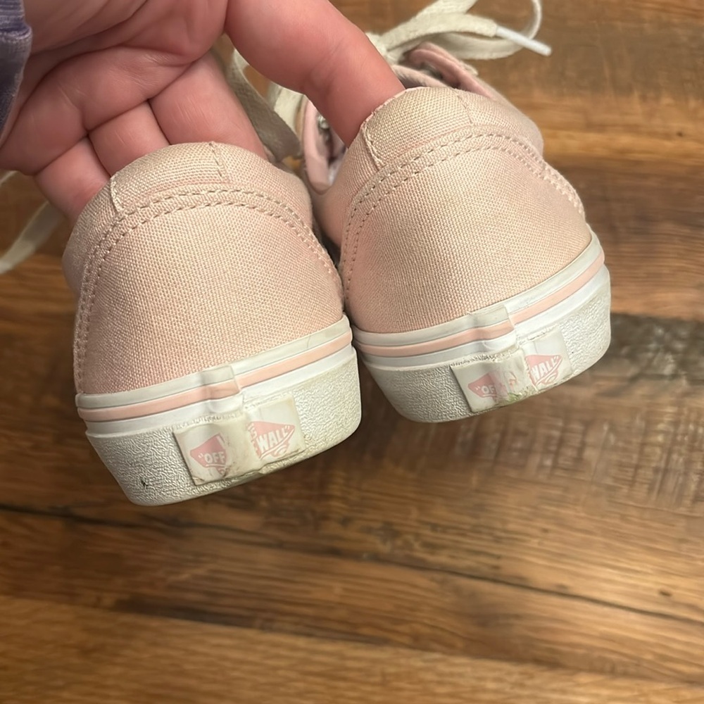 Vans® Ward Girls' Shoes Pink Canvas Size 3 - Picture 8 of 12